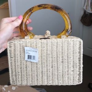 NEW woven nordstrom purse